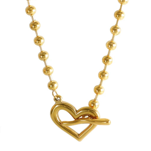 BLAKE HOLLOW HEART NECKLACE π§