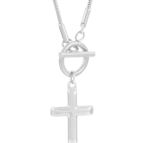 CROSS CARABINER NECKLACE 💧