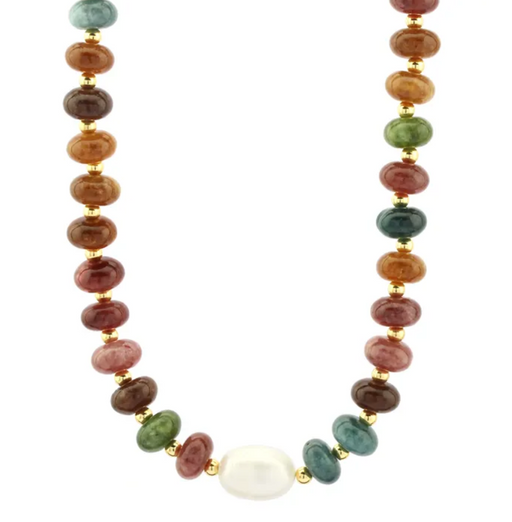 RAINBOW GLASS NECKLACE