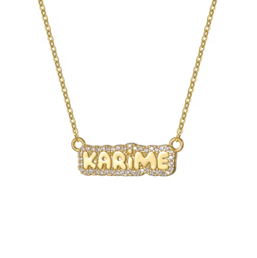 CUSTOM BUBBLE NAME CHAIN π§