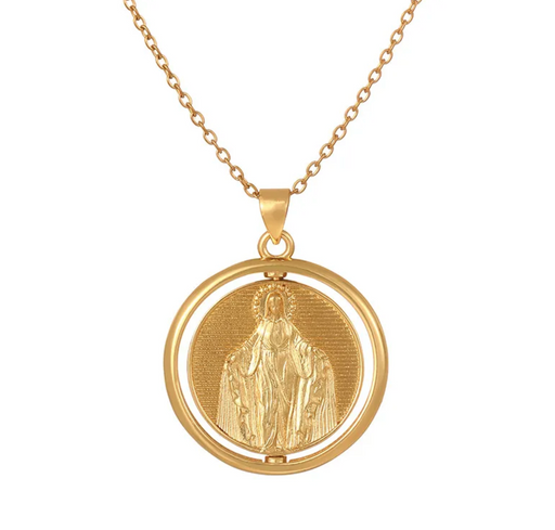 SPINNER MEDALION NECKLACE π§