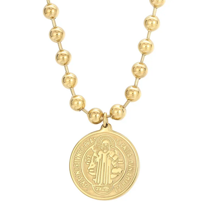 SAN BENITO MEDALION NECKLACE 💧