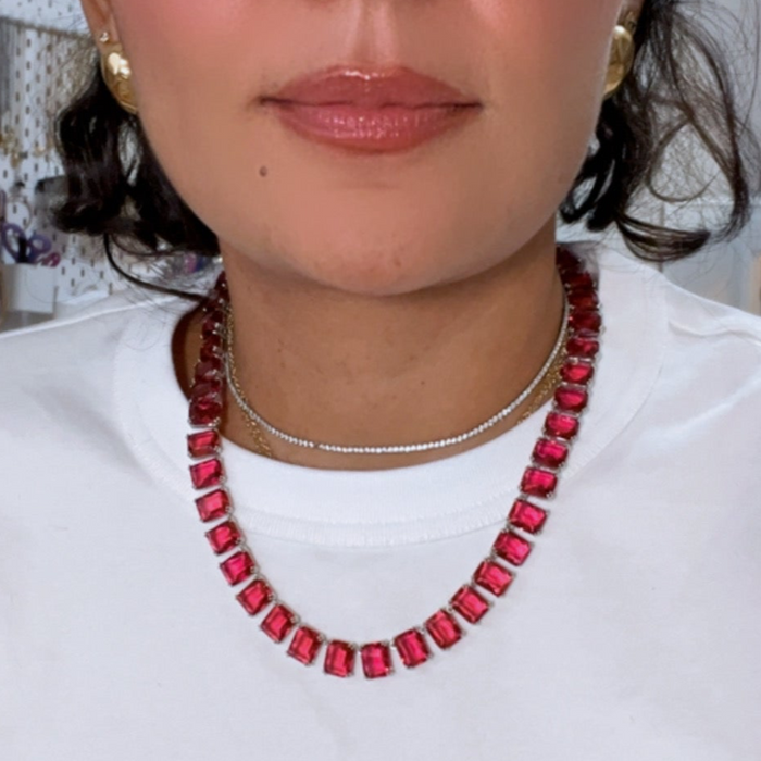 GEM RUBY NECKLACE