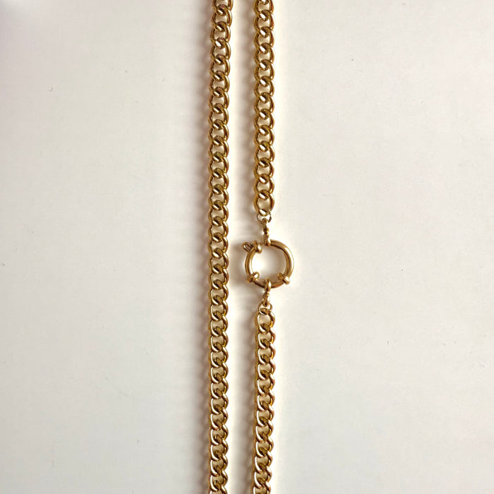 CARABINER CUBAN CHAIN 💧