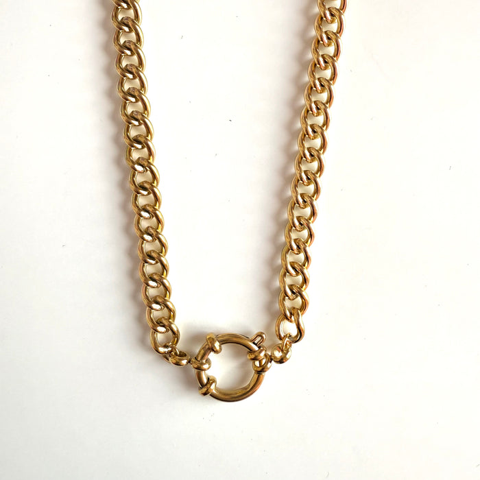 CARABINER CUBAN CHAIN 💧