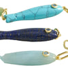 NATURAL STONES MINNOW CHARM
