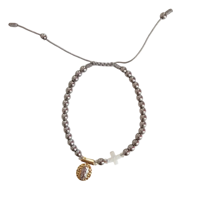 VIRGIN MARY 2 TONE BRACELET 💧