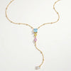 COTTON CANDY LARIAT NECKLACE 💧