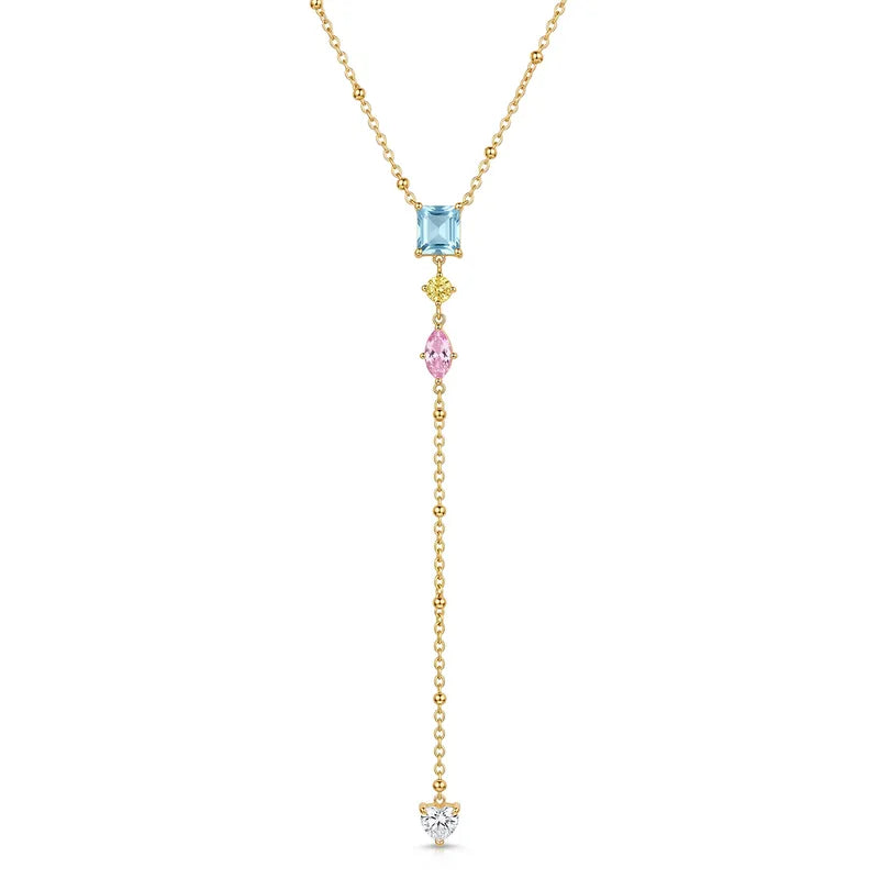 COTTON CANDY LARIAT NECKLACE 💧