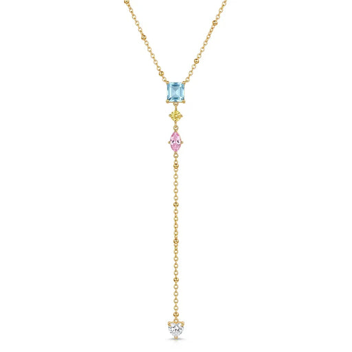 COTTON CANDY LARIAT NECKLACE 💧