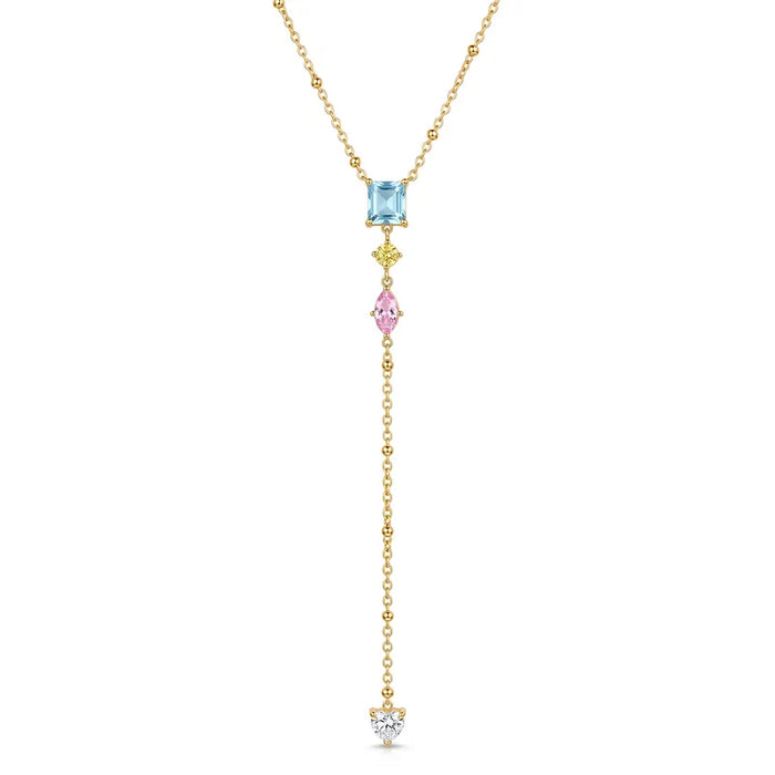 COTTON CANDY LARIAT NECKLACE 💧