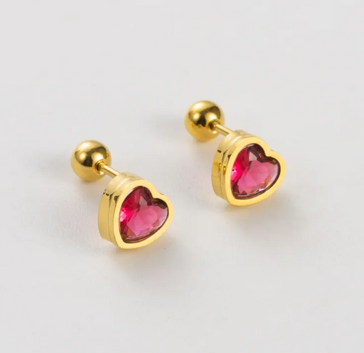 JOLIE HEARTS STUDS