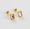 JOLIE RECTANGLE STUDS