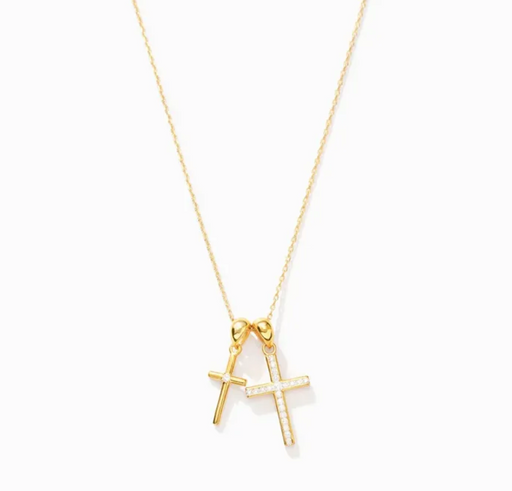 .925 DOUBLE CROSS CHAIN