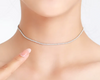 .925 DAINTY TENNIS CHOKER