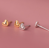 .925 MINI HEART STUDS