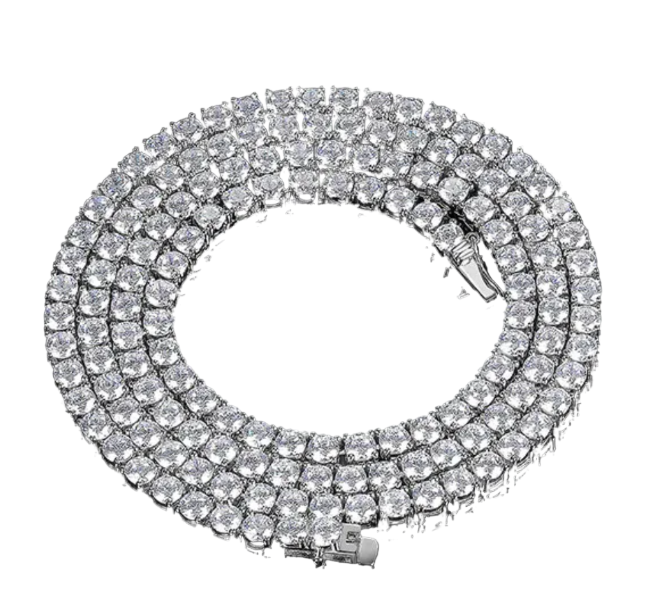 .925 WHITE GOLD TENNIS
