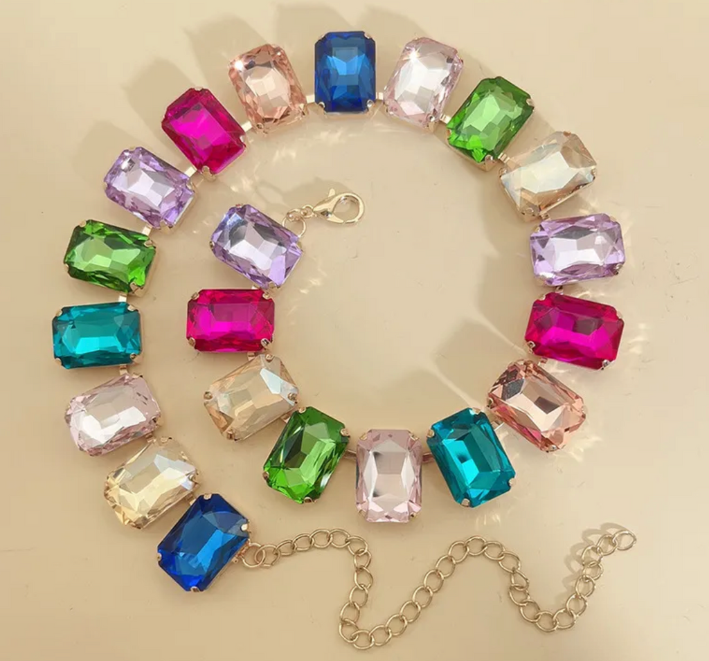 RAINBOW GEM NECKLACE