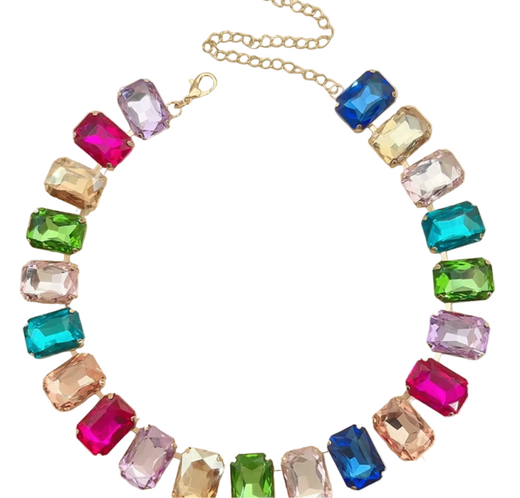 RAINBOW GEM NECKLACE