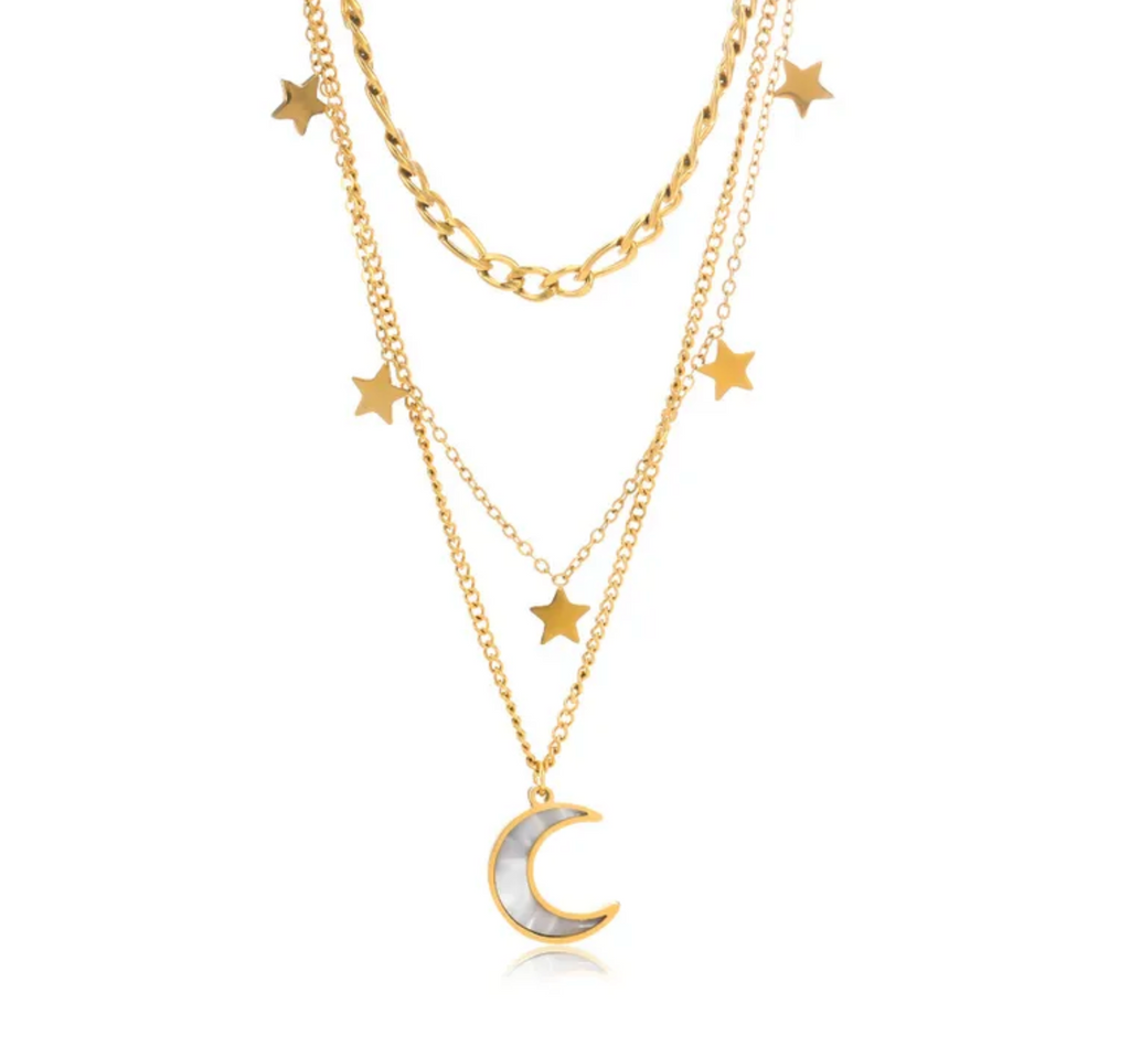 EVANDER LAYER NECKLACE 💧
