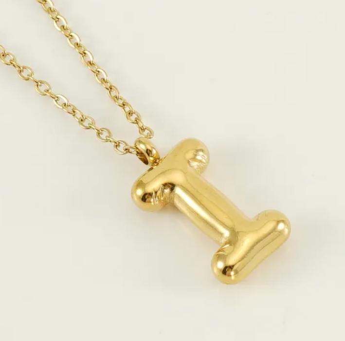 BALLOON INITIAL NECKLACE 💧