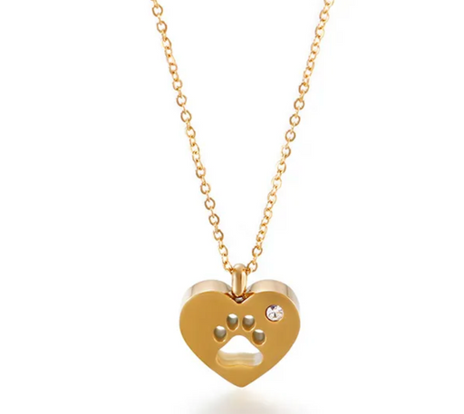 PAW HEART NECKLACE