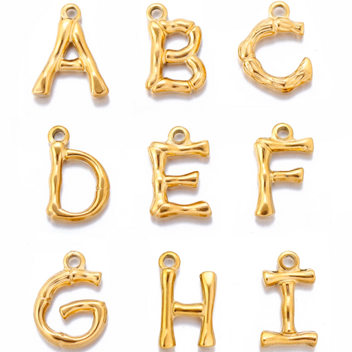 GOLD BAMBOO LETTERS