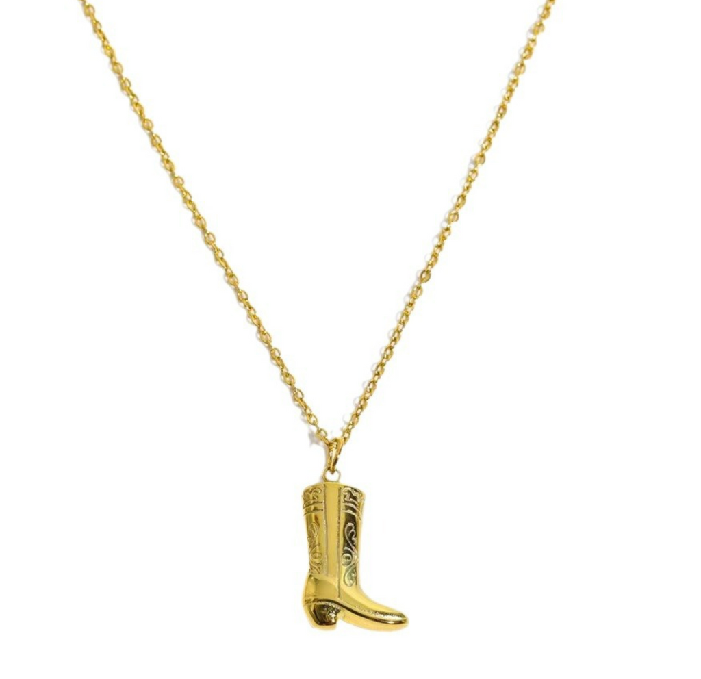 COWBOY BOOT NECKLACE 💧