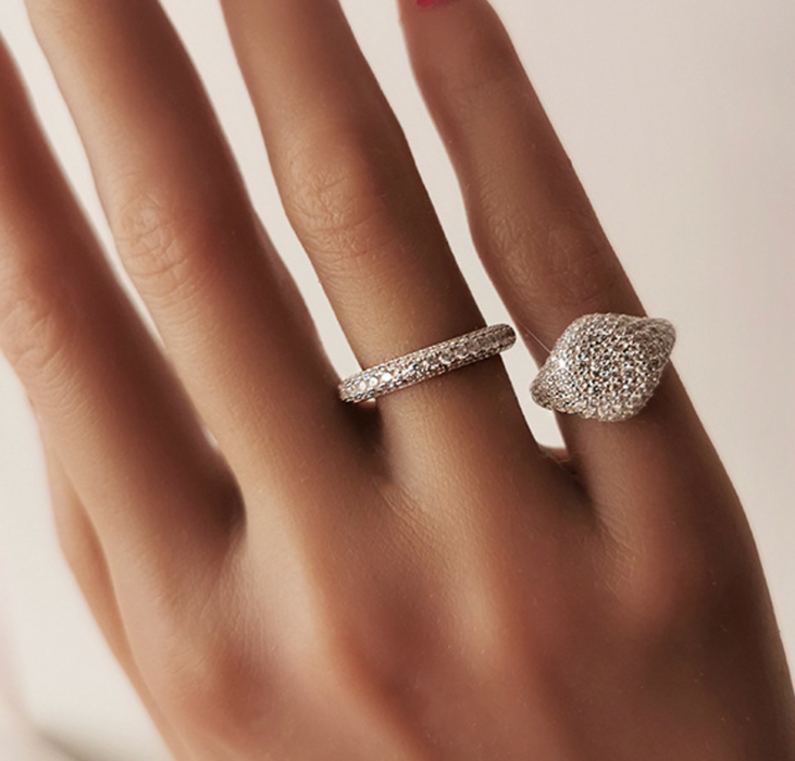 .925 DIAMOND RING