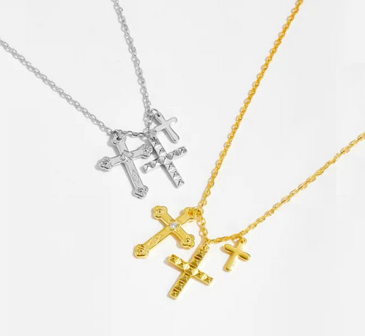 .925 TRIPLE CROSS CHAIN