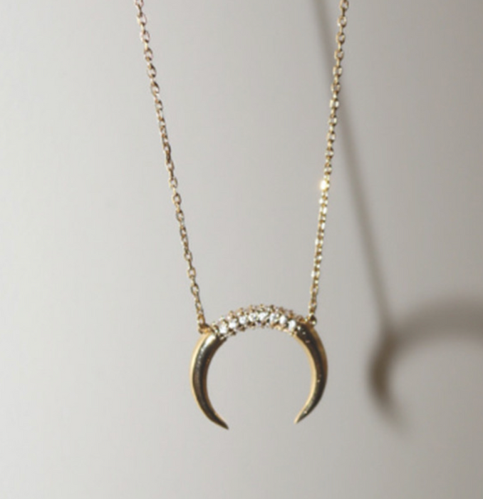 .925 HALF MOON CHAIN