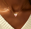 .925 PINK DIAMOND HEART