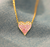 .925 PINK DIAMOND HEART