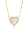 .925 MOTHER PEARL HEART