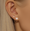 .925 HEART STUD
