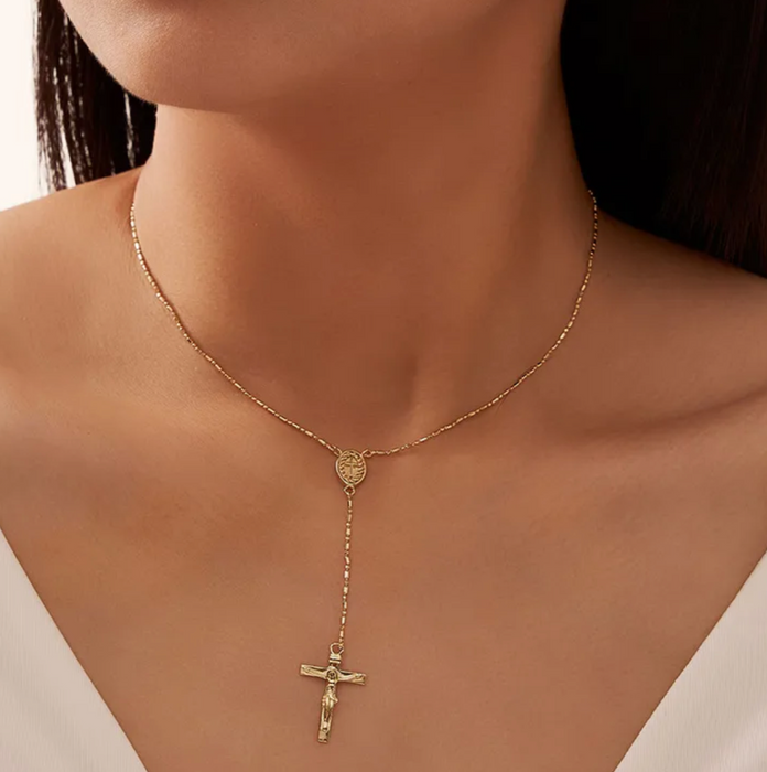 .925 ROSARY LARIAT