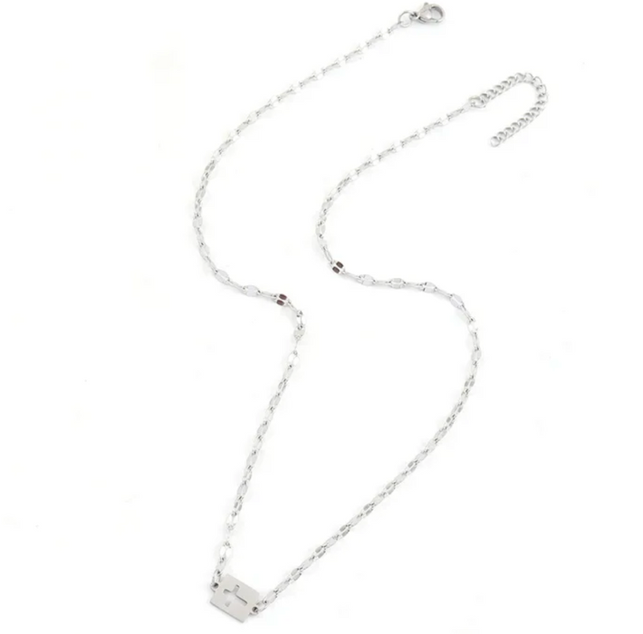 CROSS SQUARE NECKLACE 💧