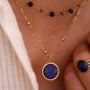 LAPISLAZULI DIAL NECKLACE 💧