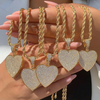 PAVE DIAMOND HEART NECKLACE 💧