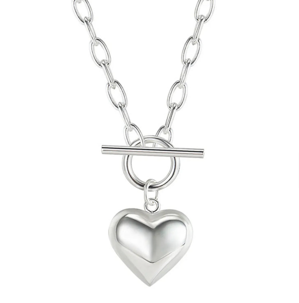 .925 PAPER CLIP PUFFY HEART N.