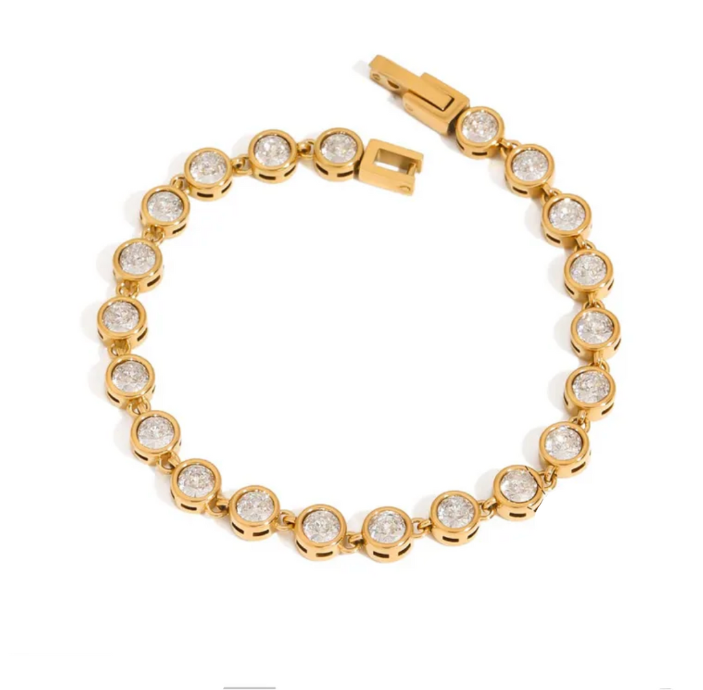 ROUND TENNIS BRACELET💧