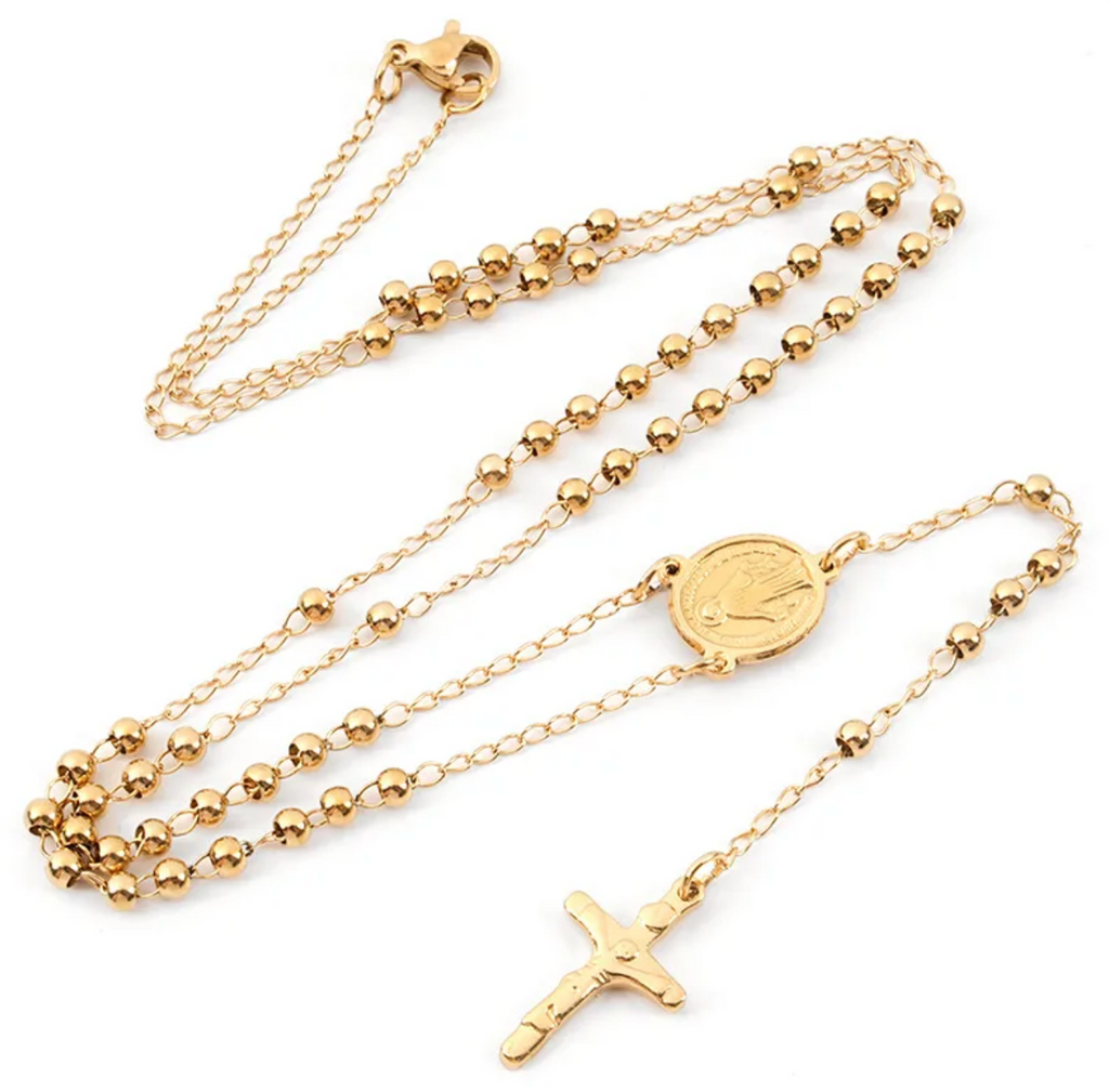 BALL ROSARY NECKLACE 💧