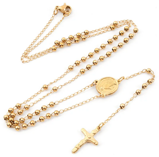 BALL ROSARY NECKLACE 💧
