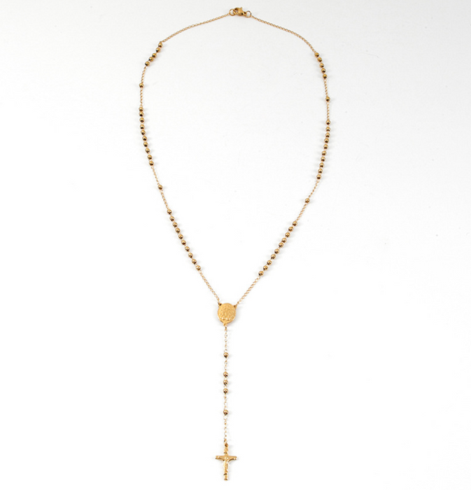 BALL ROSARY NECKLACE 💧