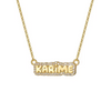 CUSTOM BUBBLE NAME CHAIN 💧