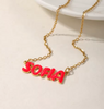 CUSTOM COLORS NAME CHAIN💧