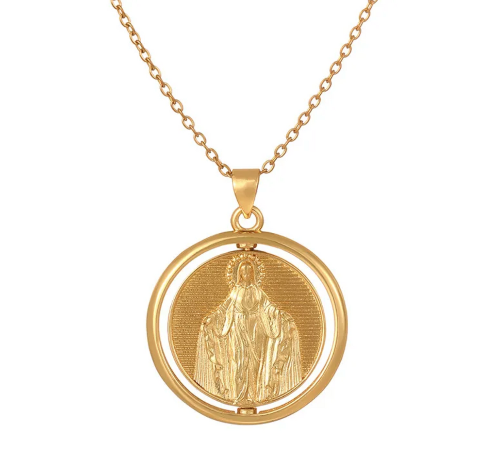 SPINNER MEDALION NECKLACE 💧