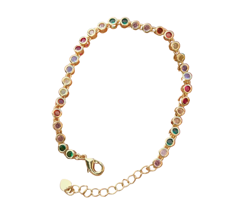 RAINBOW TENNIS BRACELET