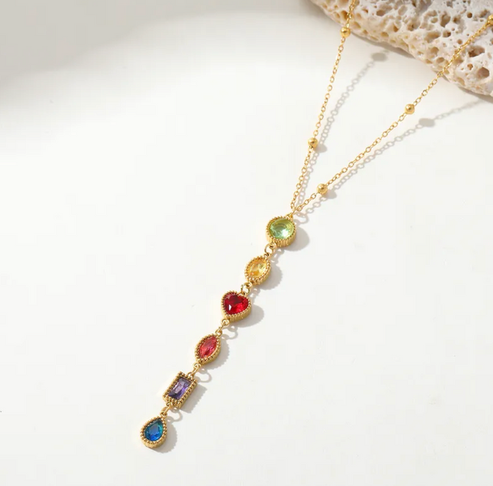 KATERINI LARIAT NECKLACE 💧