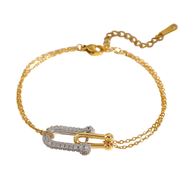 DAINTY LOCK BRACELET 💧